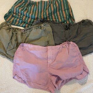 Urban Outfitters Women's Athletic Shorts - Pink, Green, and Gray